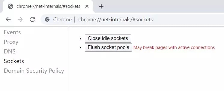  Google Chrome Sockets